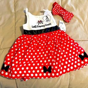 Disney dress pamper cover and headband